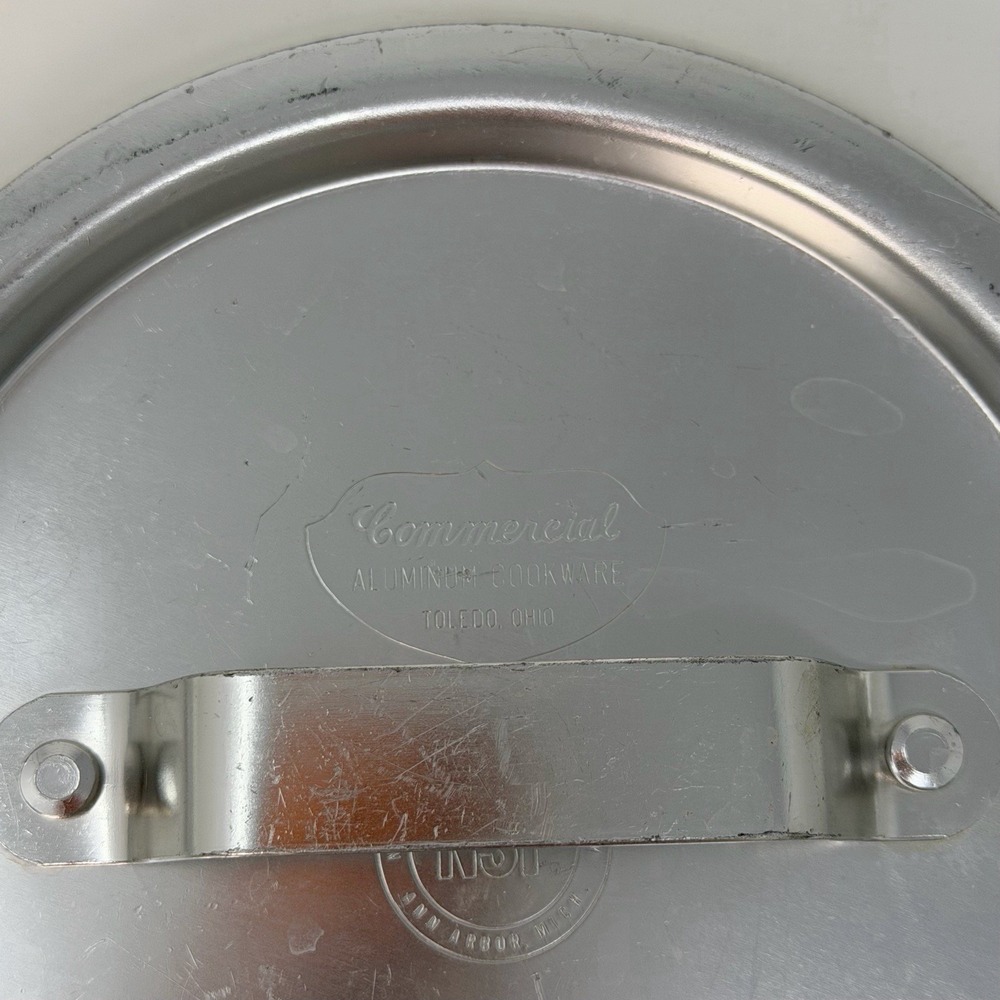 6.5" Aluminum Pot Lid NSF Commercial 1701 1/2 C Replacement Made USA - Picture 6 of 10